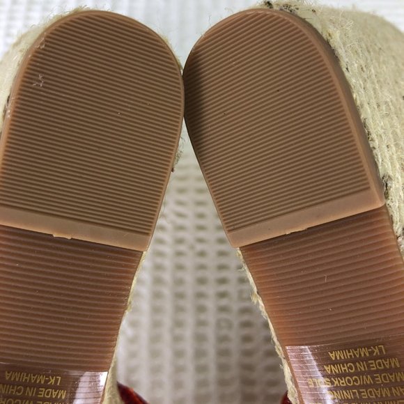 NEW! LUCKY BRAND 'MAHIMA"' platform wedge sandal SZ 8 - Picture 13 of 14